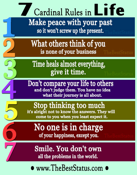 Life rules quotes of 7 Rules